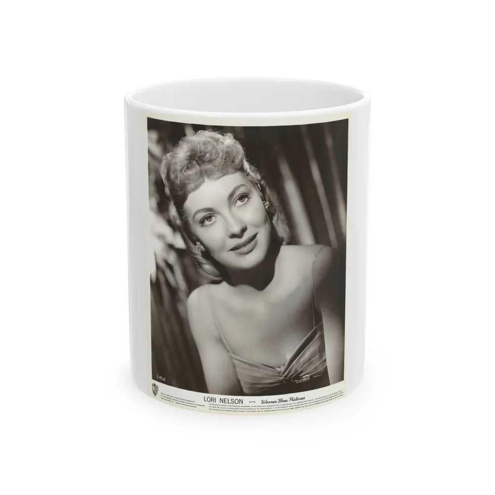 Lori Nelson #216 (Vintage Female Icon) White Coffee Mug-11oz-Go Mug Yourself