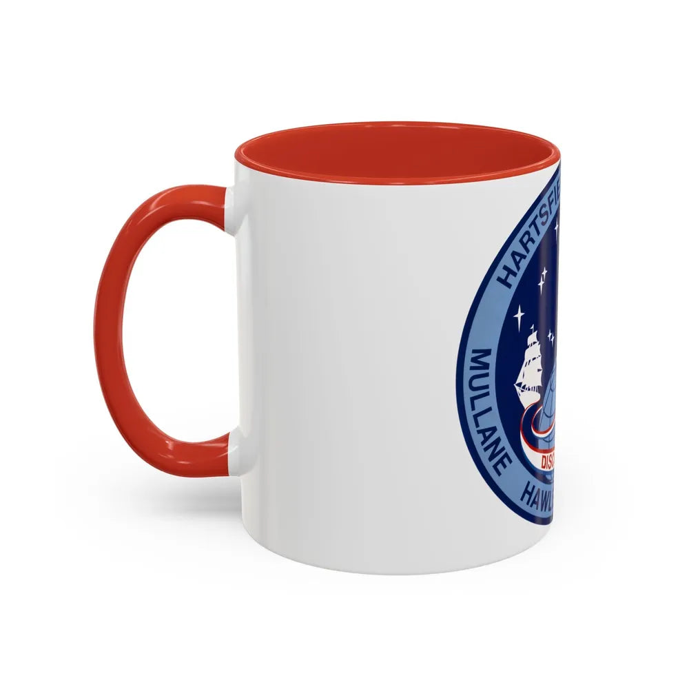 STS 41 d (NASA) Accent Coffee Mug-Go Mug Yourself