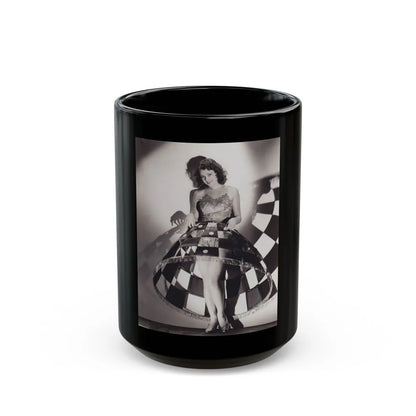 Lillian Roth #45 (Vintage Female Icon) Black Coffee Mug-15oz-Go Mug Yourself