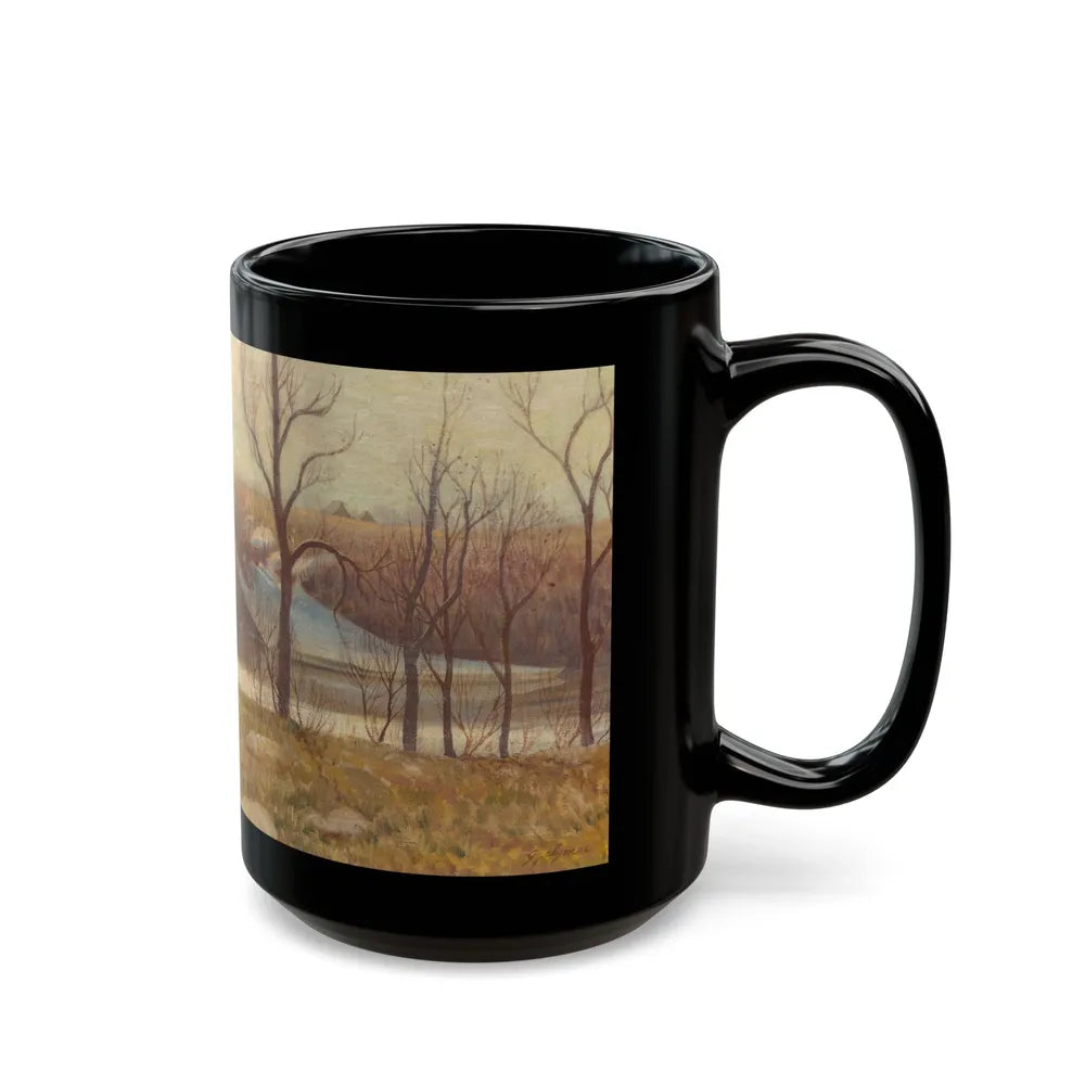 Early Spring - Black Coffee Mug-Go Mug Yourself