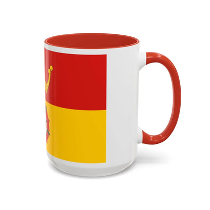 Flag of Hampshire UK - Accent Coffee Mug-Go Mug Yourself