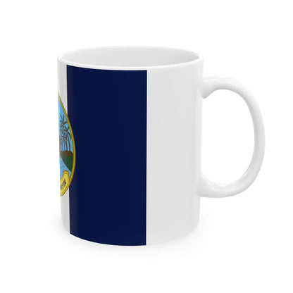 Flag of Samut Songkhram Province Thailand - White Coffee Mug-Go Mug Yourself