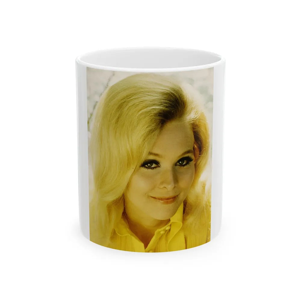 Diane McBain #16 (Vintage Female Icon) White Coffee Mug-11oz-Go Mug Yourself