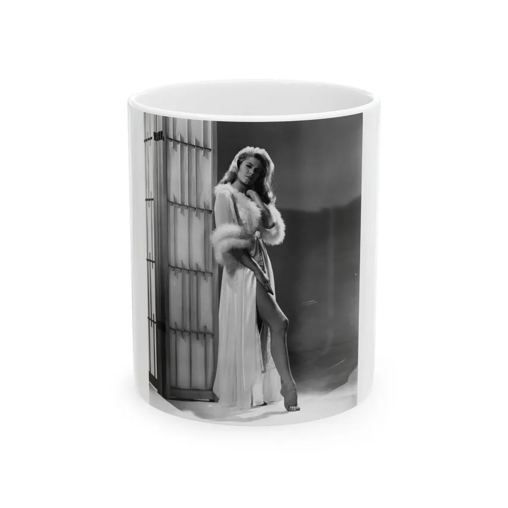 Elizabeth Montgomery #77 1 (Vintage Female Icon) White Coffee Mug-11oz-Go Mug Yourself