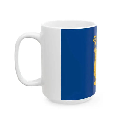 Baarle-Hertog vlag (Belgium) White Coffee Mug - Go Mug Yourself