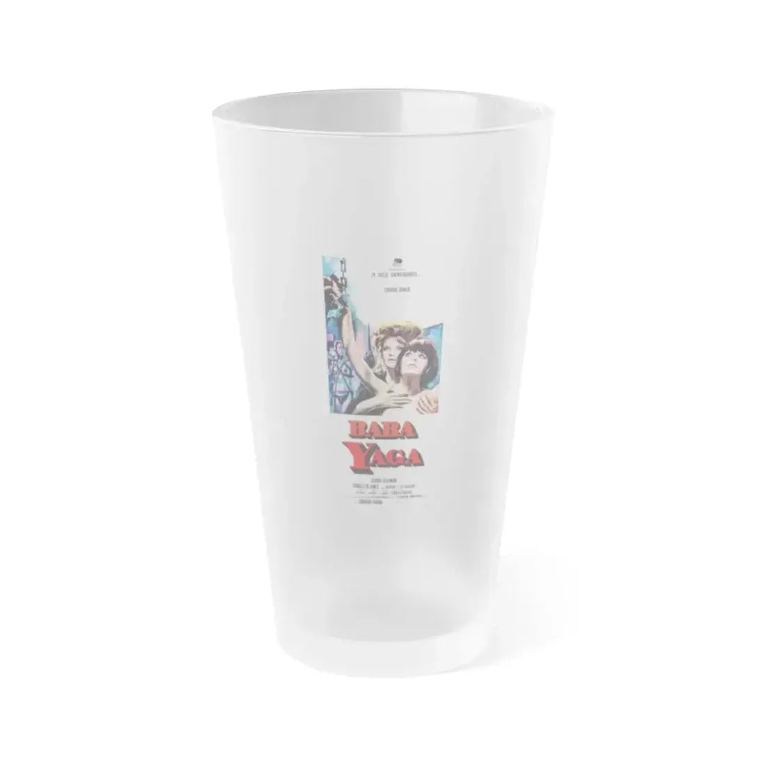 BABA YAGA (ITALIAN) 1952 Movie Poster - Frosted Pint Glass 16oz 16oz Frosted - Go Mug Yourself