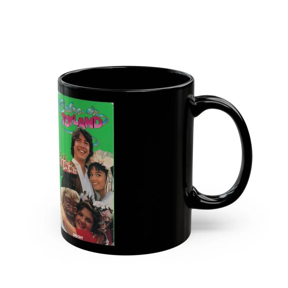 BABES IN TOYLAND (VHS COVER) - Black Coffee Mug-Go Mug Yourself