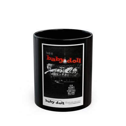 BABY DOLL 1956 Movie Poster - Black Coffee Mug-11oz-Go Mug Yourself