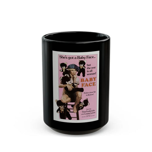 BABY FACE 1978 Movie Poster - Black Coffee Mug-15oz-Go Mug Yourself