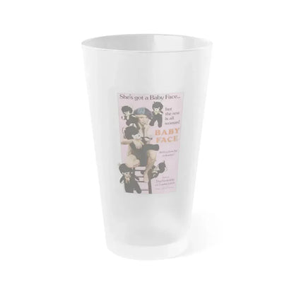 BABY FACE 1978 Movie Poster - Frosted Pint Glass 16oz 16oz Frosted - Go Mug Yourself
