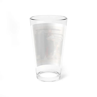 Baby Jesus, Mary, and Joseph (c. 1960s) (Magazine Illustration) Pint Glass 16oz - Go Mug Yourself