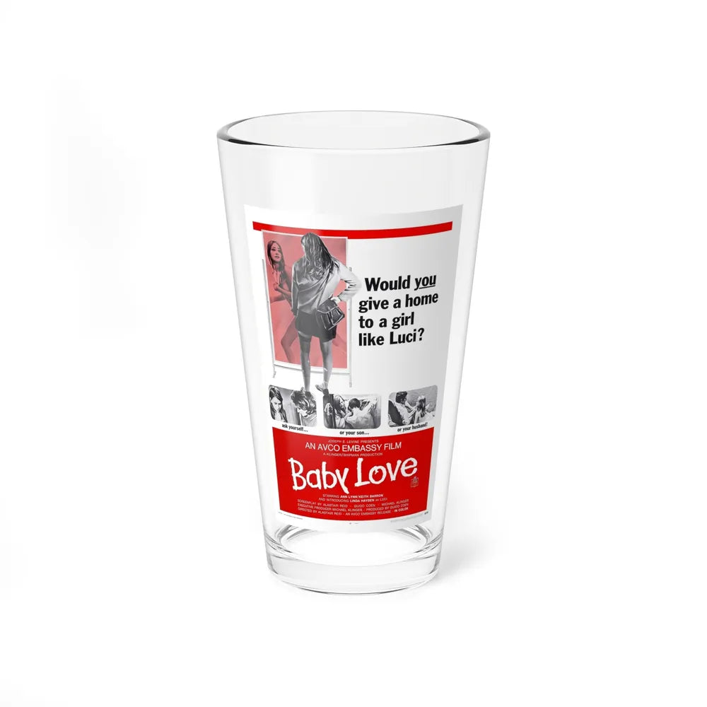 BABY LOVE 1969 Movie Poster - Pint Glass 16oz-16oz-Go Mug Yourself