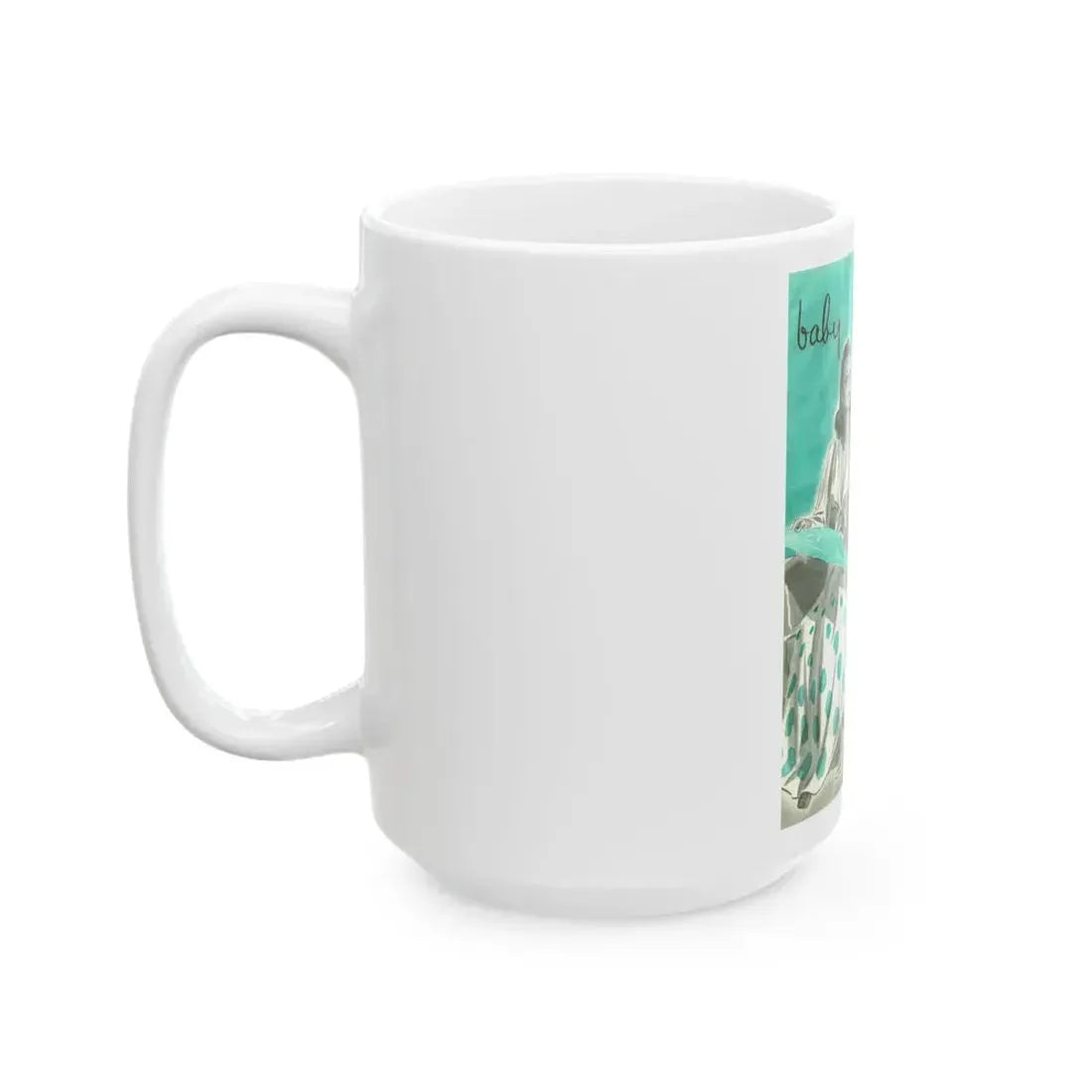 Baby, Magazine Illustration (fragment), 1941 - White Coffee Mug - Go Mug Yourself