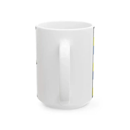 Bac Dunajska Streda Flag (Slovakia) White Coffee Mug - Go Mug Yourself