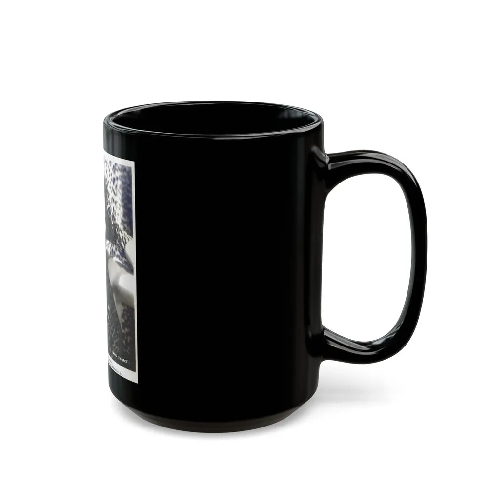 Carol Ohmart #03 (Vintage Female Icon) Black Coffee Mug-Go Mug Yourself