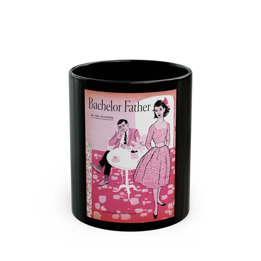 Bachelor Father, Redbook, April 1957 - Black Coffee Mug 11oz - Go Mug Yourself