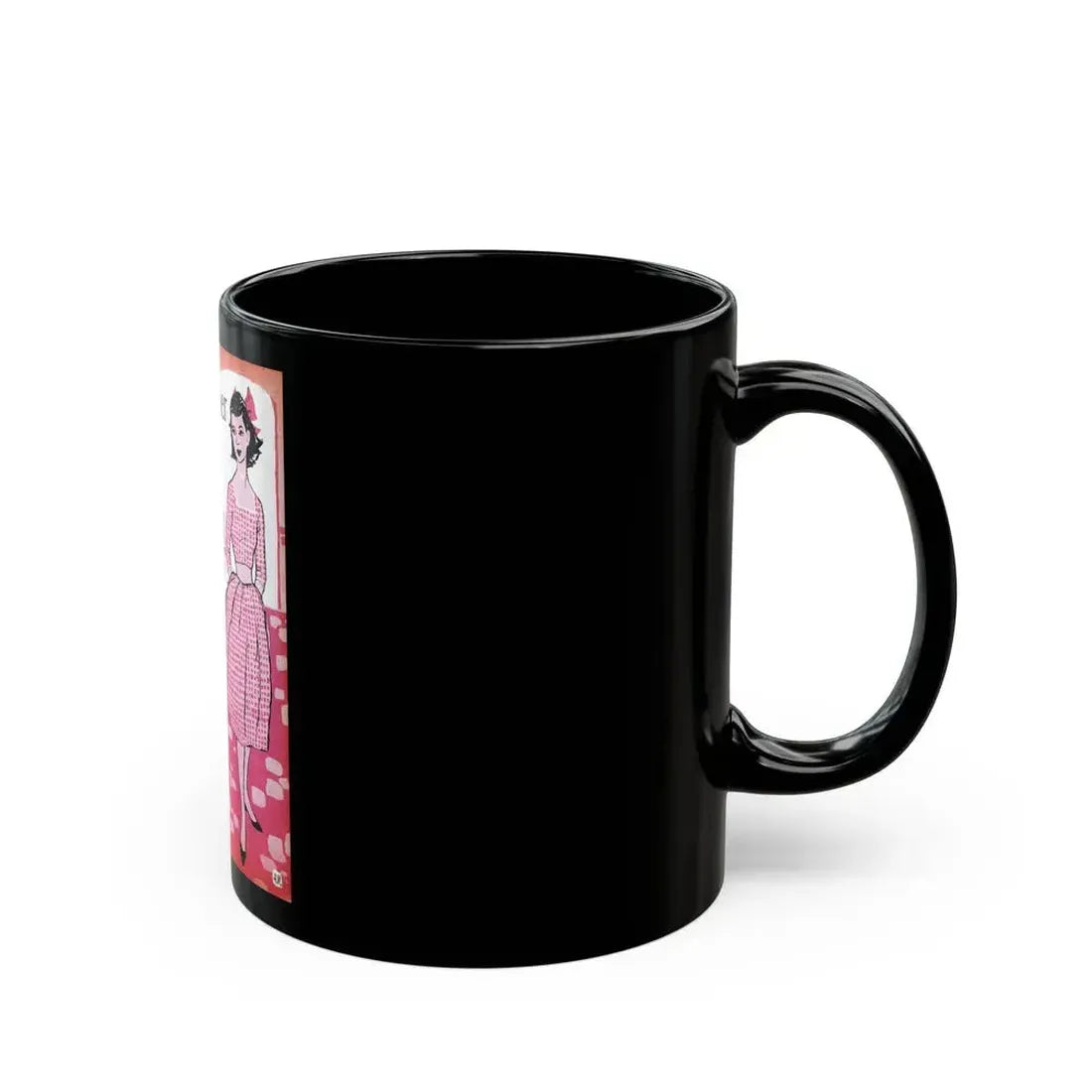 Bachelor Father, Redbook, April 1957 - Black Coffee Mug - Go Mug Yourself