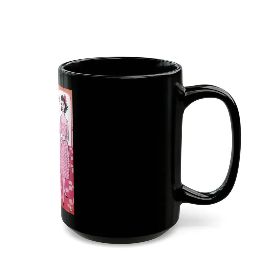 Bachelor Father, Redbook, April 1957 - Black Coffee Mug - Go Mug Yourself