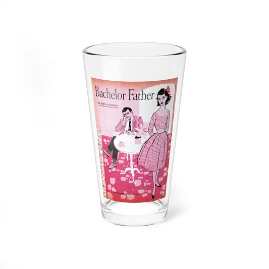 Bachelor Father, Redbook, April 1957 (Magazine Illustration) Pint Glass 16oz-16oz-Go Mug Yourself