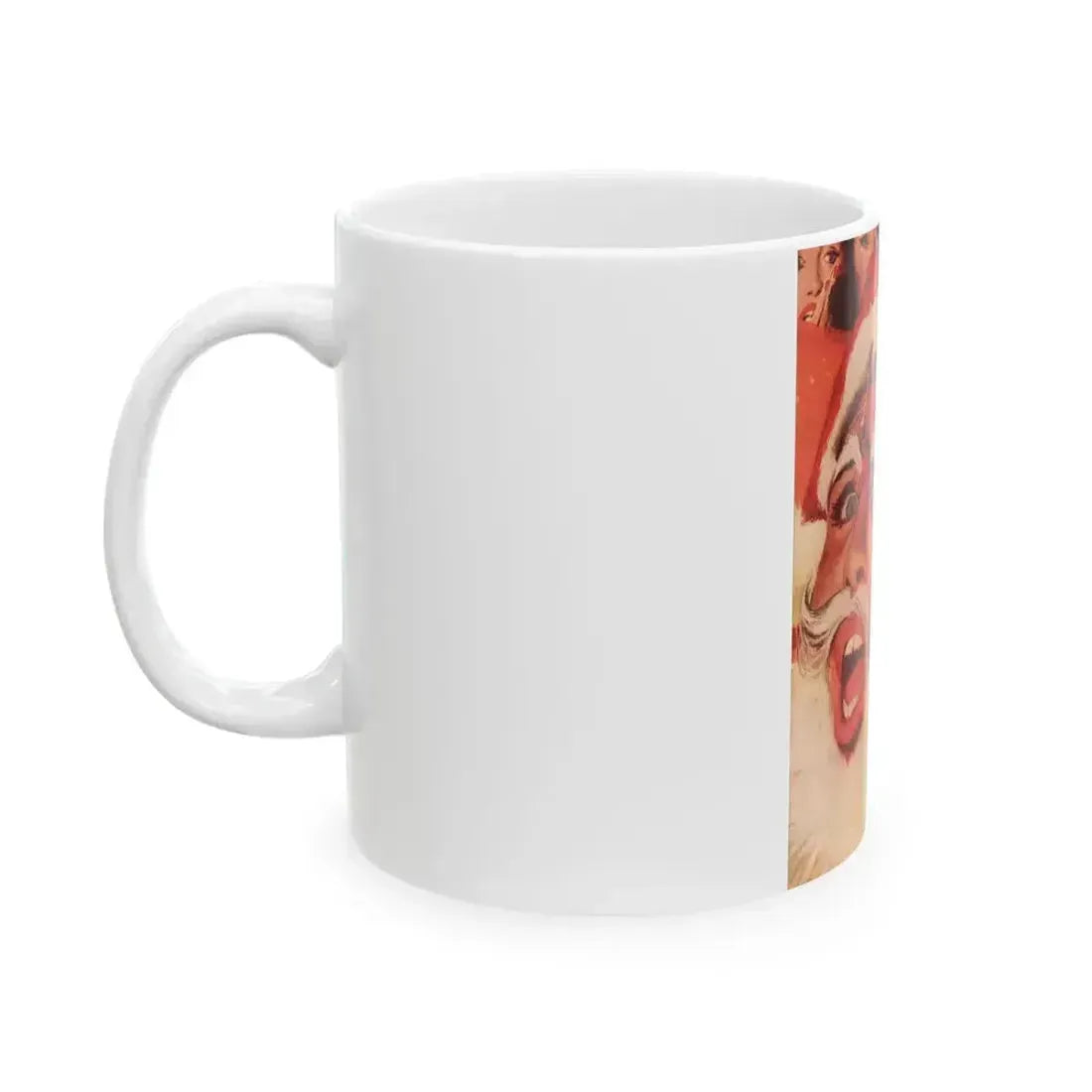 Bachelor Santa Claus (1), Cosmopolitan Illustration, December 1958 - White Coffee Mug - Go Mug Yourself