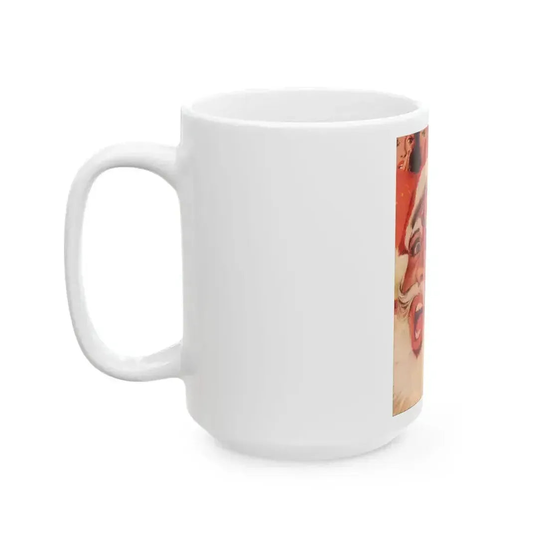 Bachelor Santa Claus (1), Cosmopolitan Illustration, December 1958 - White Coffee Mug - Go Mug Yourself