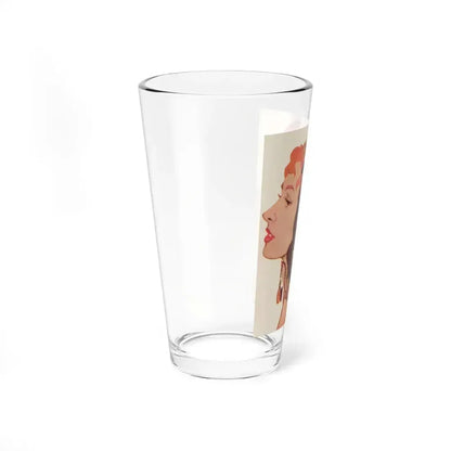 Bachelor Santa Claus (2), Cosmopolitan Illustration, December 1958 (Magazine Illustration) Pint Glass 16oz - Go Mug Yourself