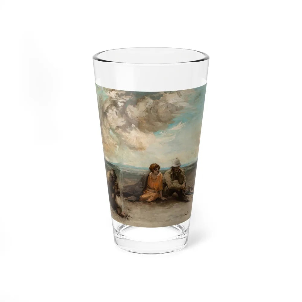 Back from Beyond, The Saturday Evening Post interior illustration, 1926 (Magazine Illustration) Pint Glass 16oz-16oz-Go Mug Yourself