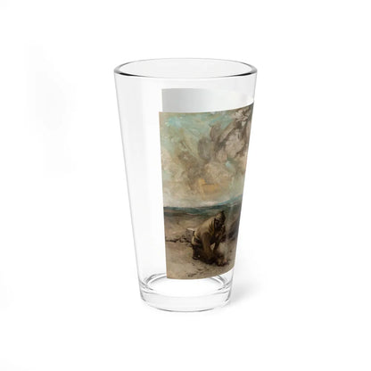 Back from Beyond, The Saturday Evening Post interior illustration, 1926 (Magazine Illustration) Pint Glass 16oz-Go Mug Yourself