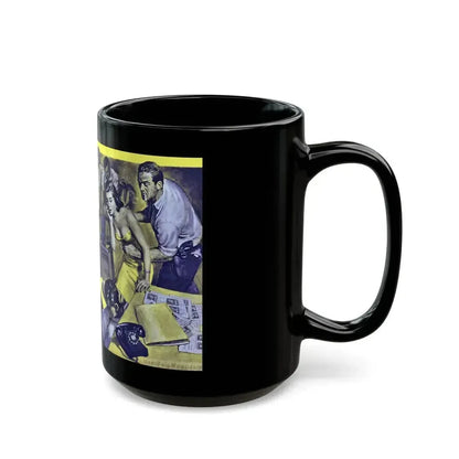 Back Street Doll, Male magazine, December 1956 - Black Coffee Mug - Go Mug Yourself