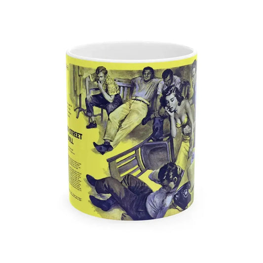 Back Street Doll, Male magazine, December 1956 - White Coffee Mug 11oz - Go Mug Yourself