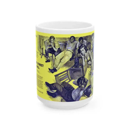 Back Street Doll, Male magazine, December 1956 - White Coffee Mug 15oz - Go Mug Yourself