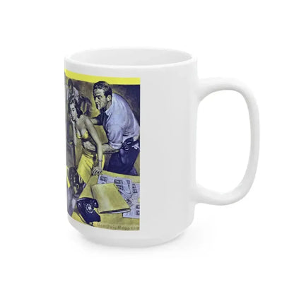 Back Street Doll, Male magazine, December 1956 - White Coffee Mug - Go Mug Yourself