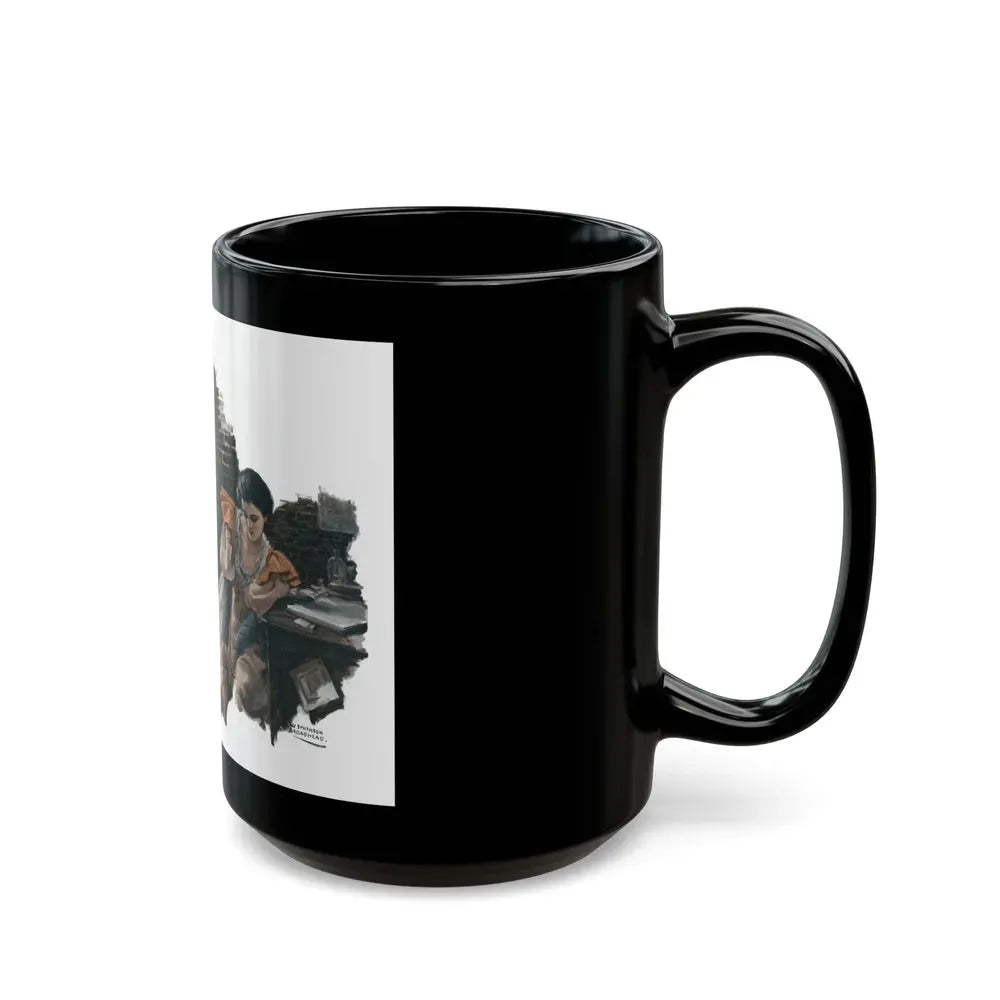 Back Streets, part 1 (3), Cosmopolitan, September 1930 - Black Coffee Mug - Go Mug Yourself