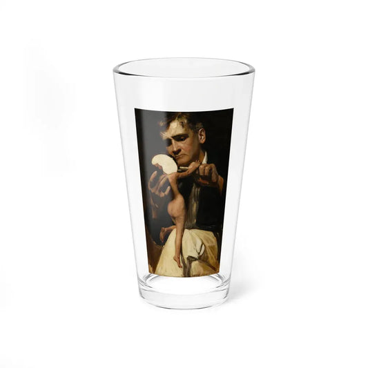Back There in the Grass, Collier's illustration (Magazine Illustration) Pint Glass 16oz 16oz - Go Mug Yourself