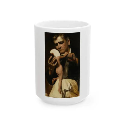 Back There in the Grass, Collier's illustration - White Coffee Mug 15oz - Go Mug Yourself