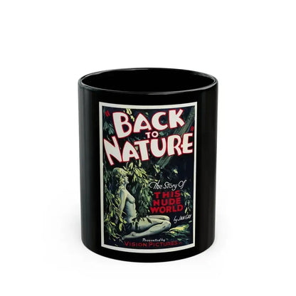 BACK TO NATURE 1933 Movie Poster - Black Coffee Mug 11oz - Go Mug Yourself