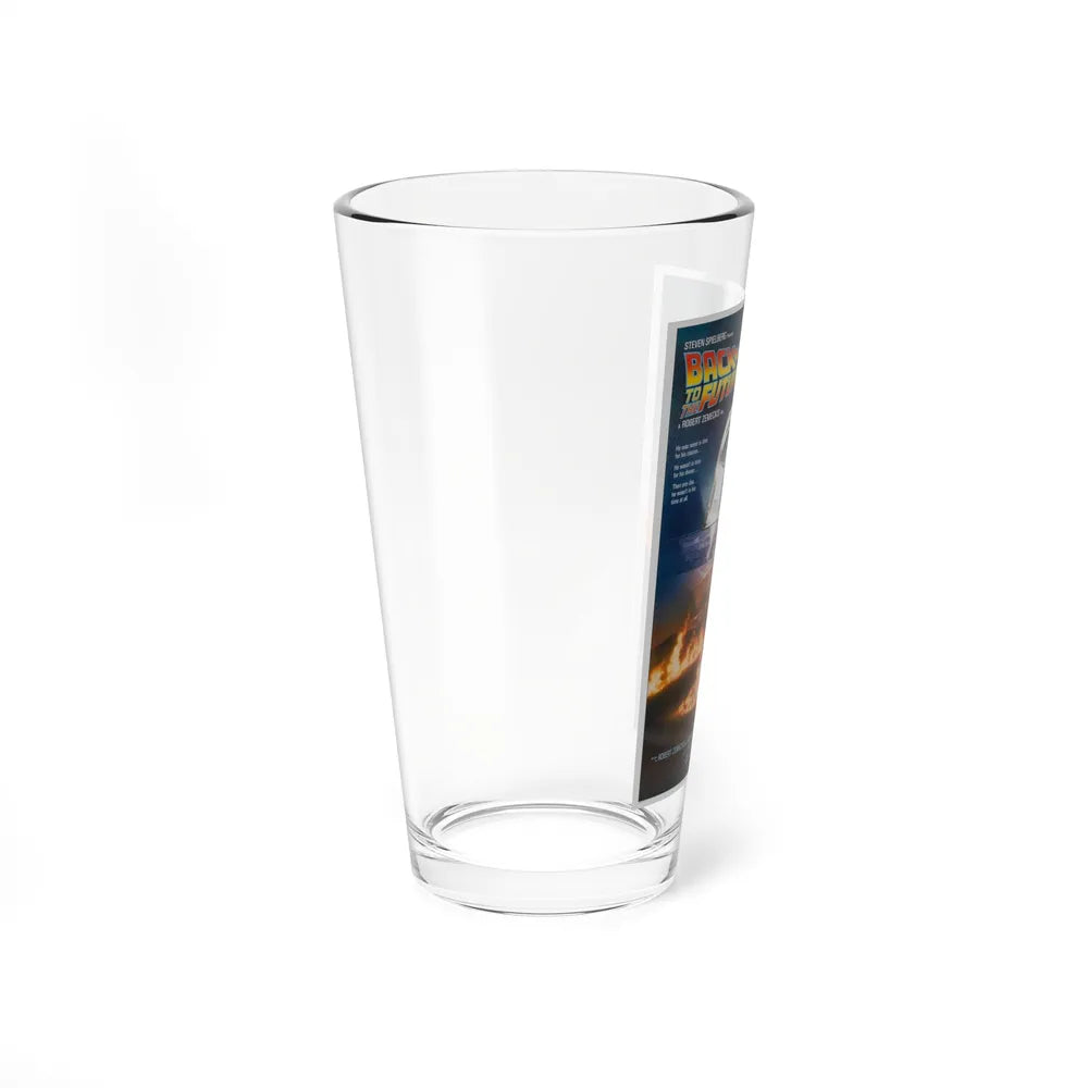 BACK TO THE FUTURE 1985 Movie Poster - Pint Glass 16oz-Go Mug Yourself