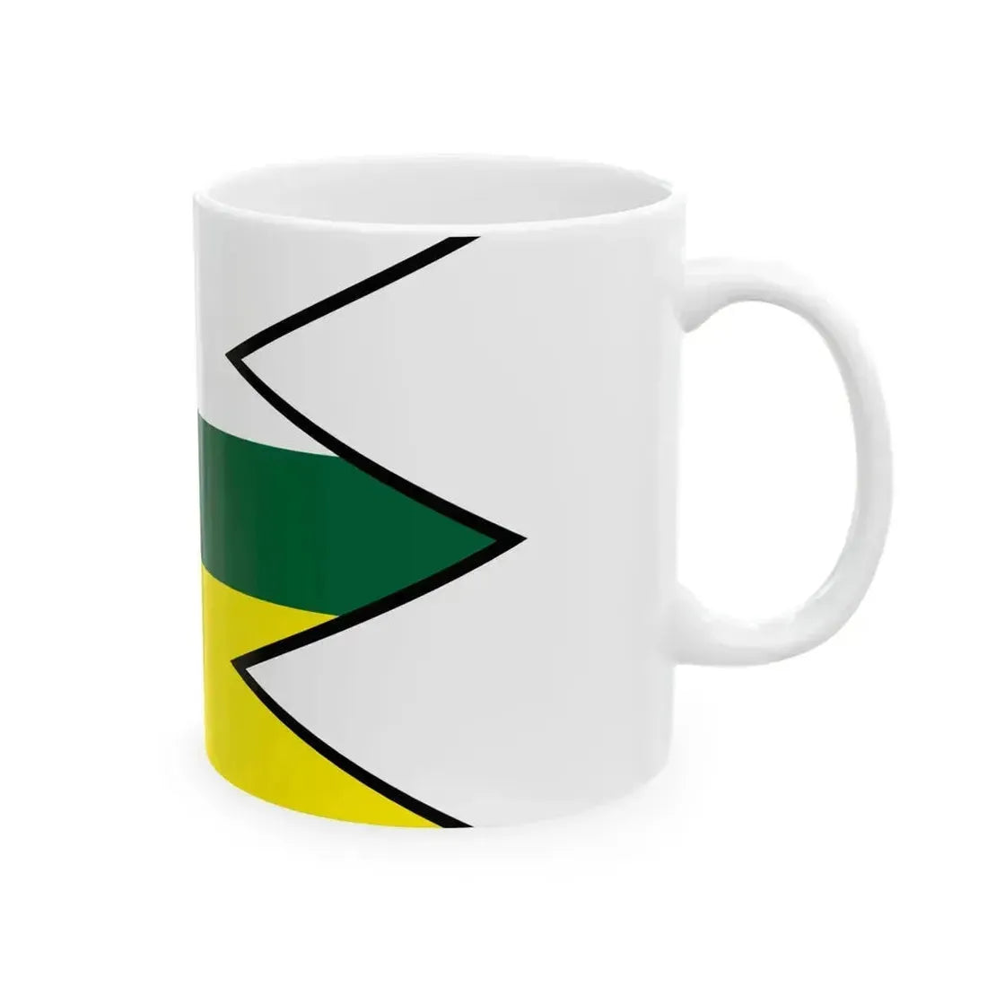 Backa Trebisov Flag (Slovakia) White Coffee Mug - Go Mug Yourself