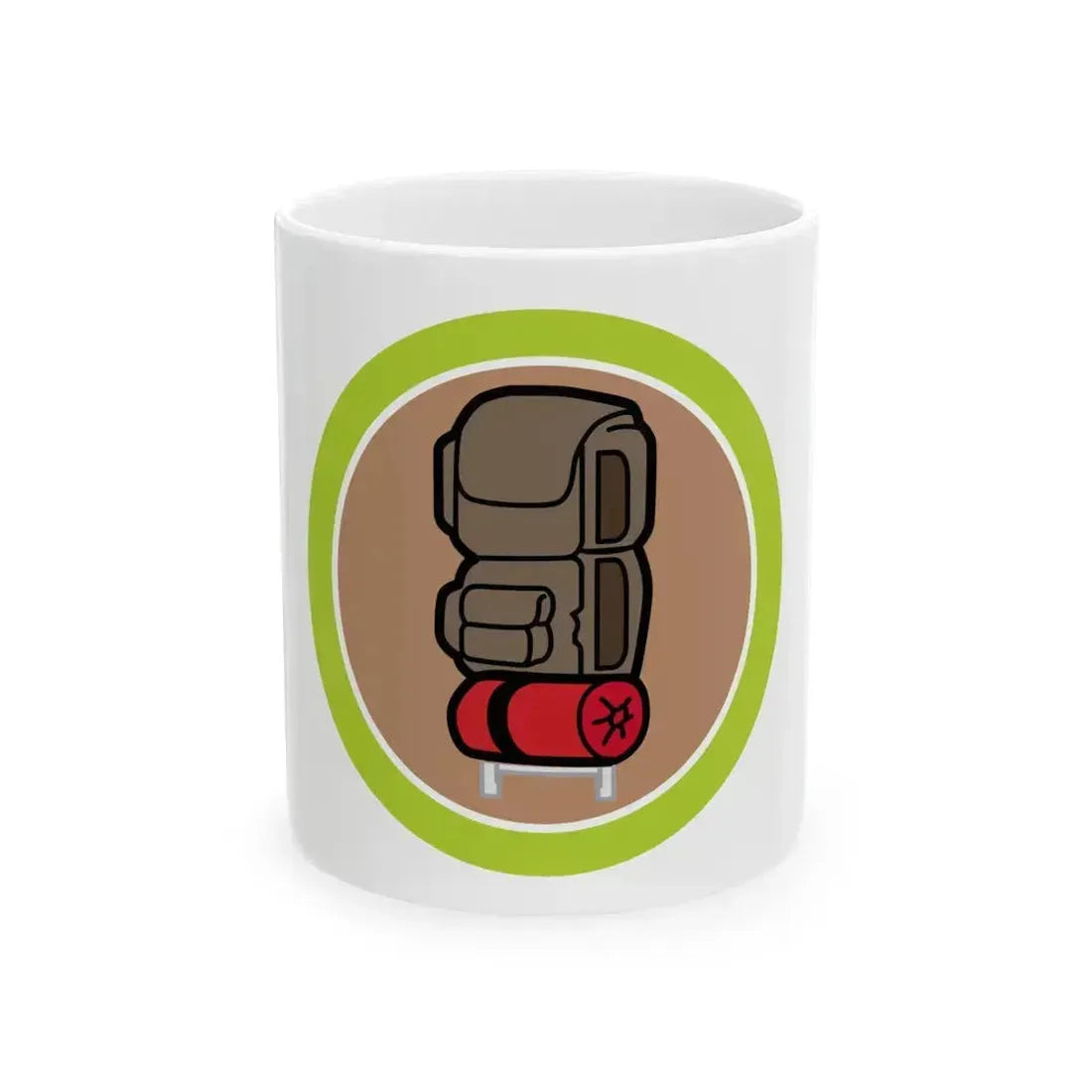 Backpacking (Boy Scout Merit Badge) White Coffee Mug 11oz - Go Mug Yourself