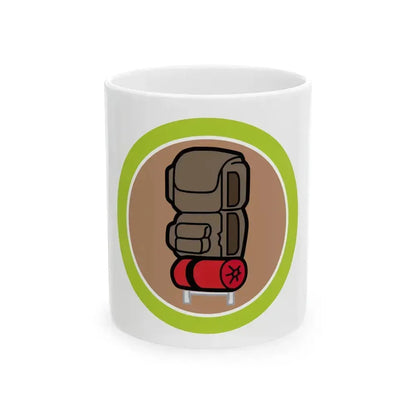 Backpacking (Boy Scout Merit Badge) White Coffee Mug 11oz - Go Mug Yourself