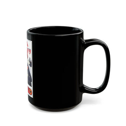 BACKSTAB 1917 Movie Poster - Black Coffee Mug-Go Mug Yourself