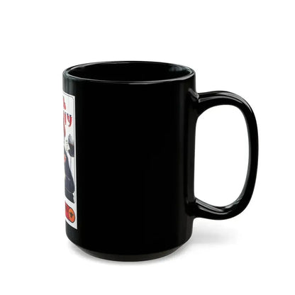BACKSTAB 1917 Movie Poster - Black Coffee Mug - Go Mug Yourself