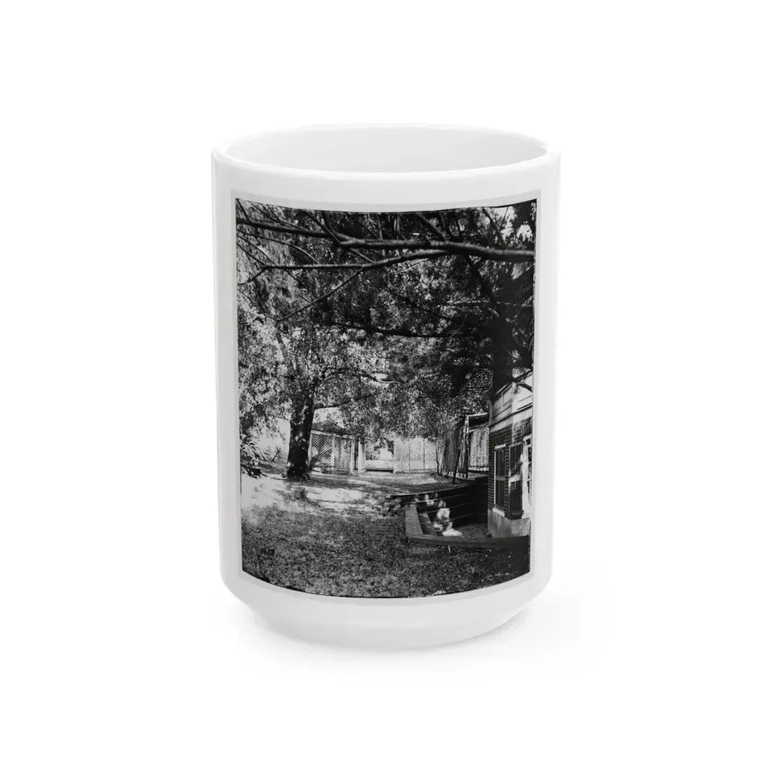 Backyard (U.S. Civil War) White Coffee Mug 15oz - Go Mug Yourself