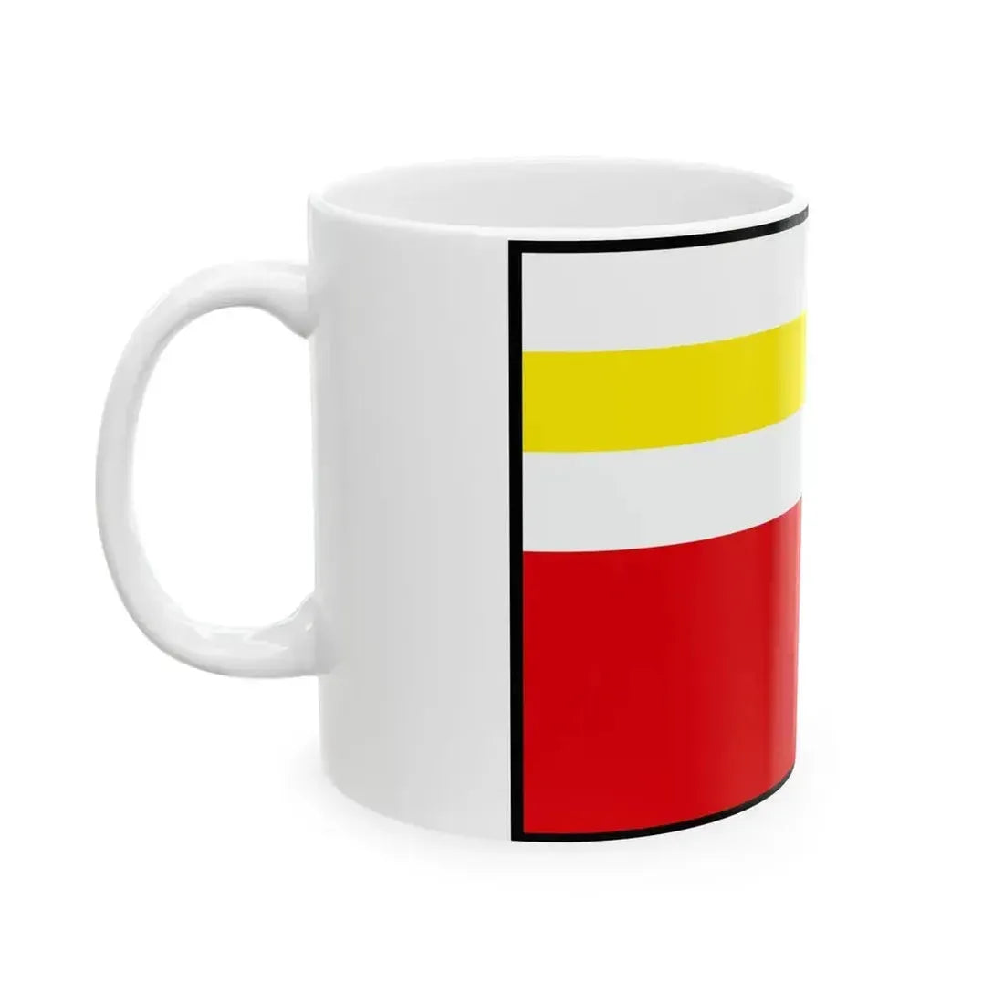 Bacurov Zvolen Flag (Slovakia) White Coffee Mug - Go Mug Yourself