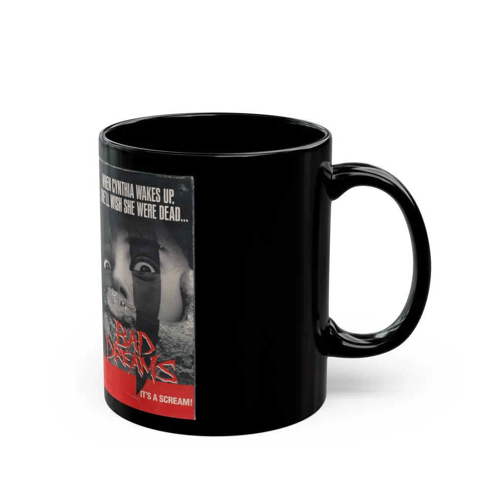 BAD DREAMS (VHS COVER) - Black Coffee Mug-Go Mug Yourself