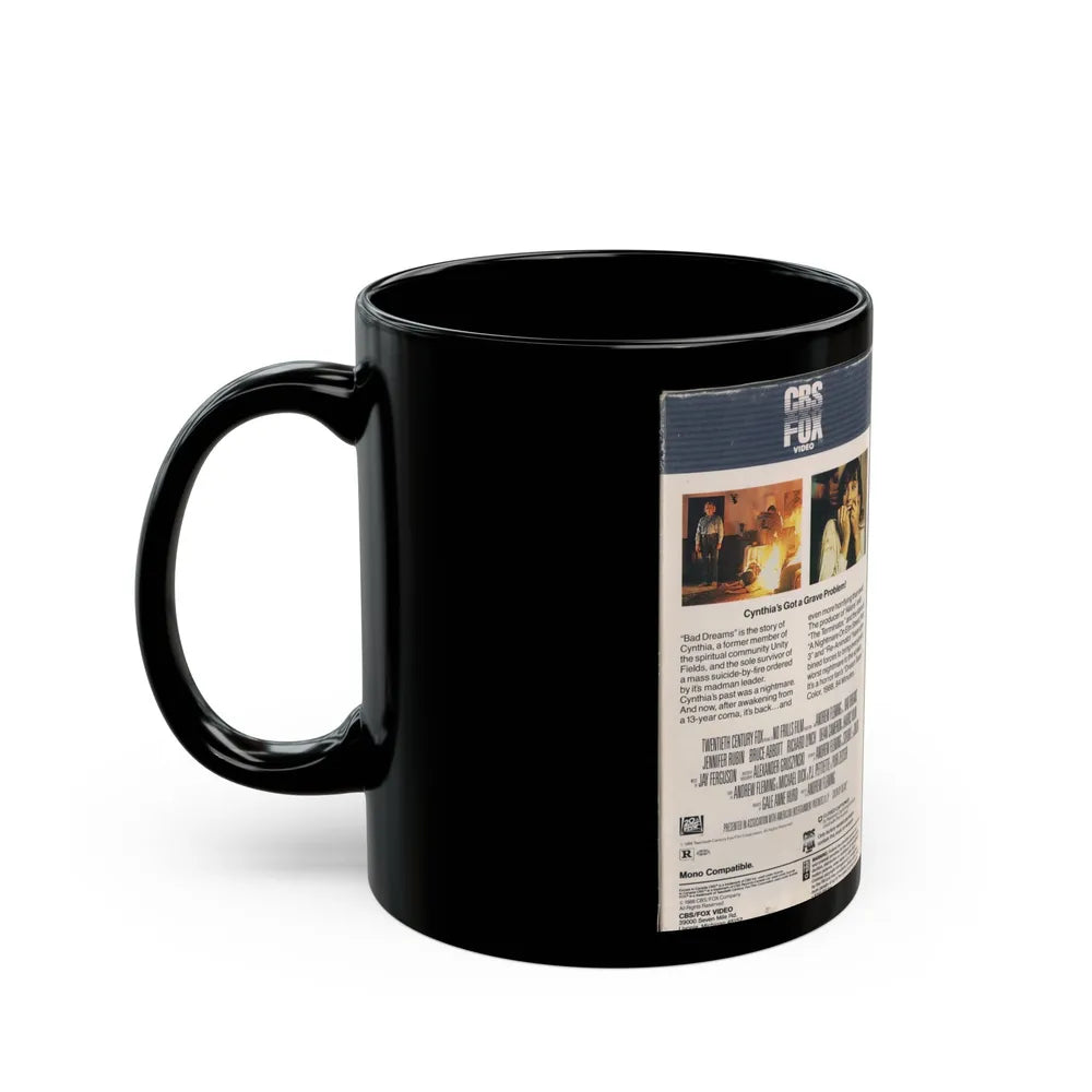 BAD DREAMS (VHS COVER) - Black Coffee Mug-Go Mug Yourself