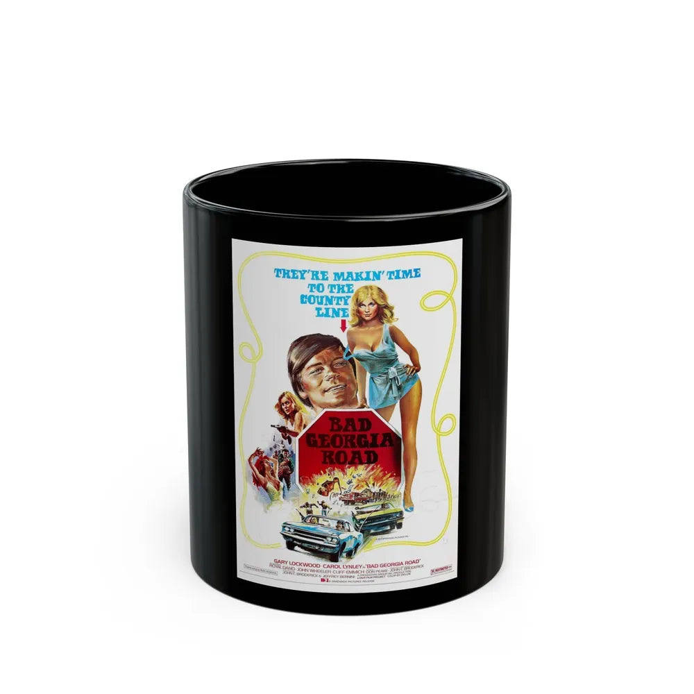 BAD GEORGIA ROAD 1977 Movie Poster - Black Coffee Mug-11oz-Go Mug Yourself