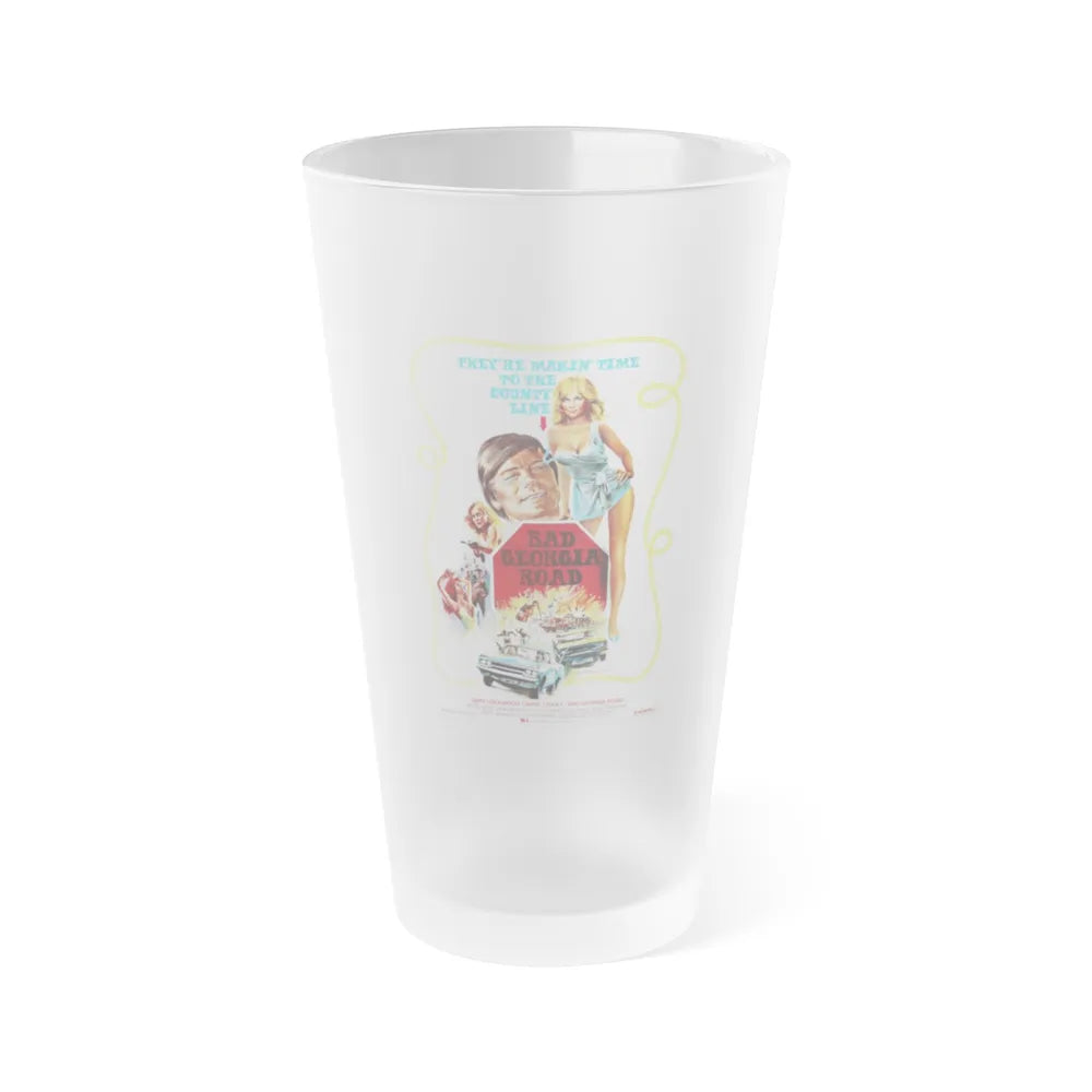 BAD GEORGIA ROAD 1977 Movie Poster - Frosted Pint Glass 16oz-16oz-Frosted-Go Mug Yourself