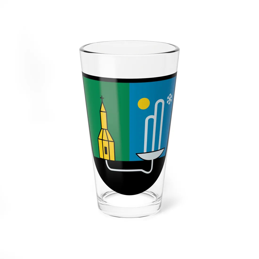 Bad Kleinkirchheim CoA (Austria) (Coat of Arms) Pint Glass 16oz 16oz - Go Mug Yourself