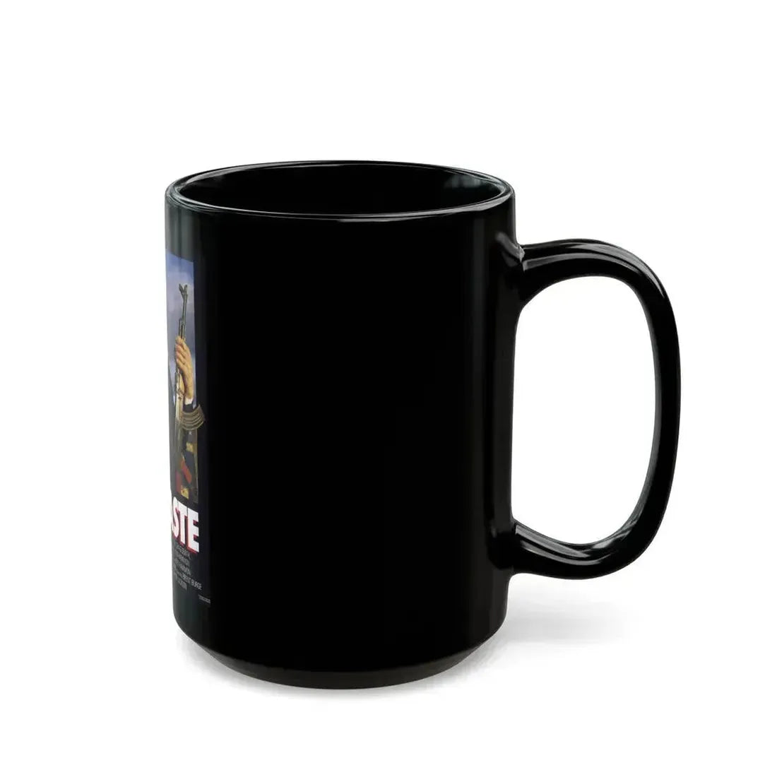 BAD TASTE 1987 Movie Poster - Black Coffee Mug - Go Mug Yourself